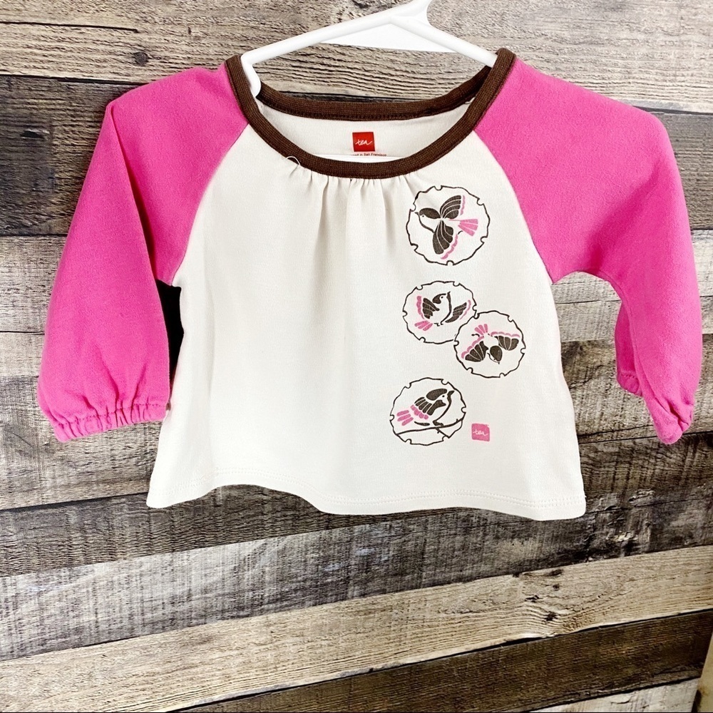 Tea‎ Long Sleeved Baby Girl's Shirt